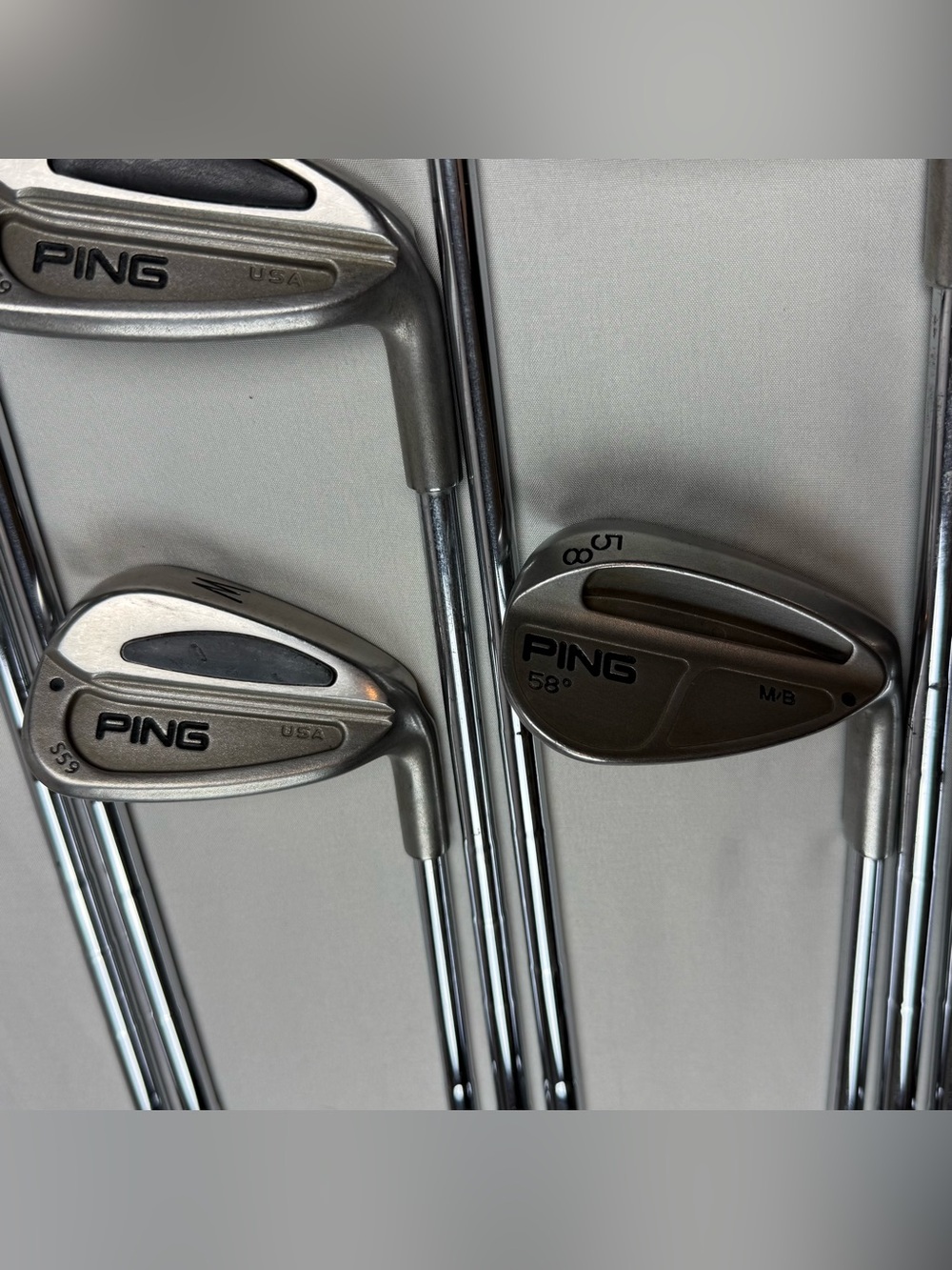 Ping S59 Black Dot Iron Set 4-PW, 58° True Temper Z-Z65 Stiff Flex Right Handed - Picture 5 of 11